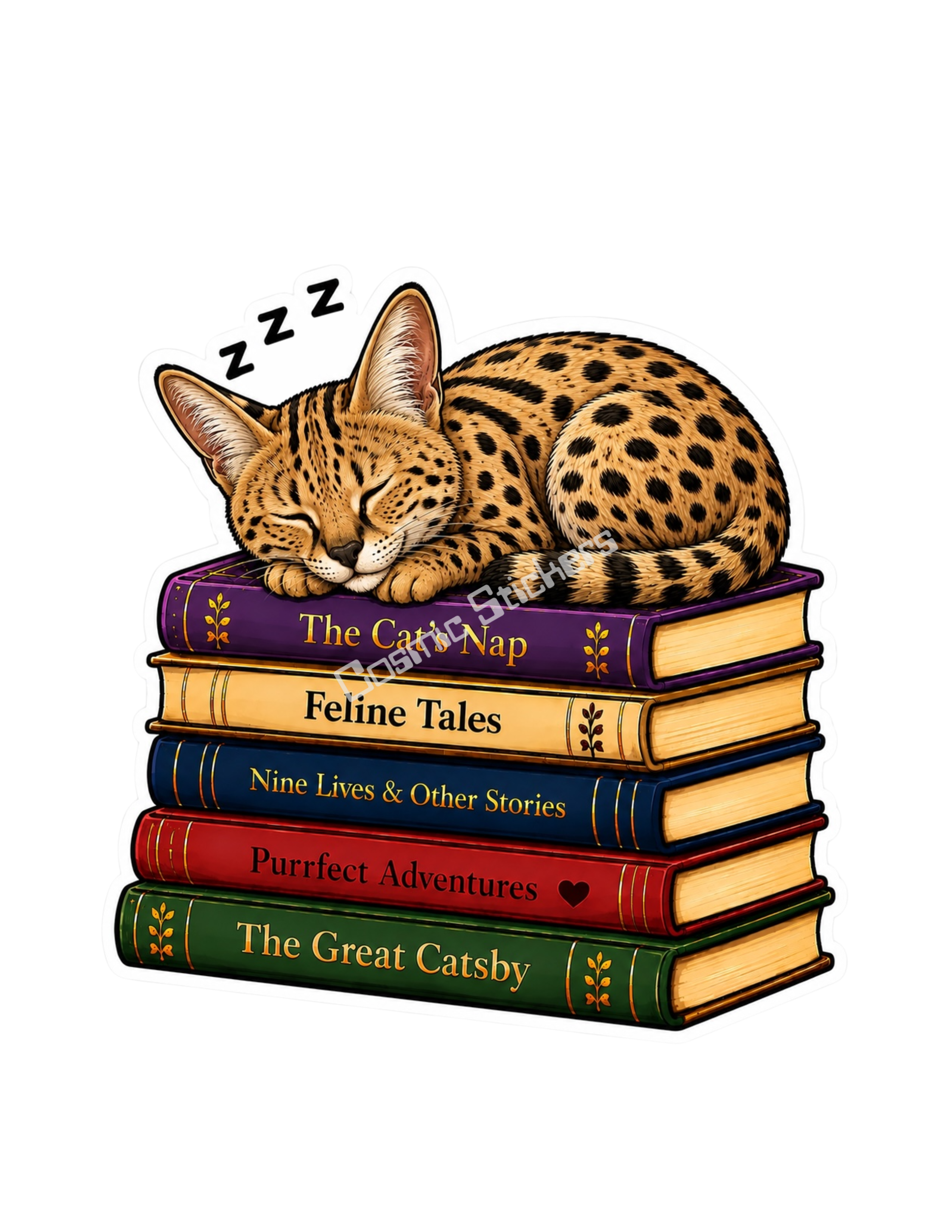 The Cat Nap Collection - Serval Cat