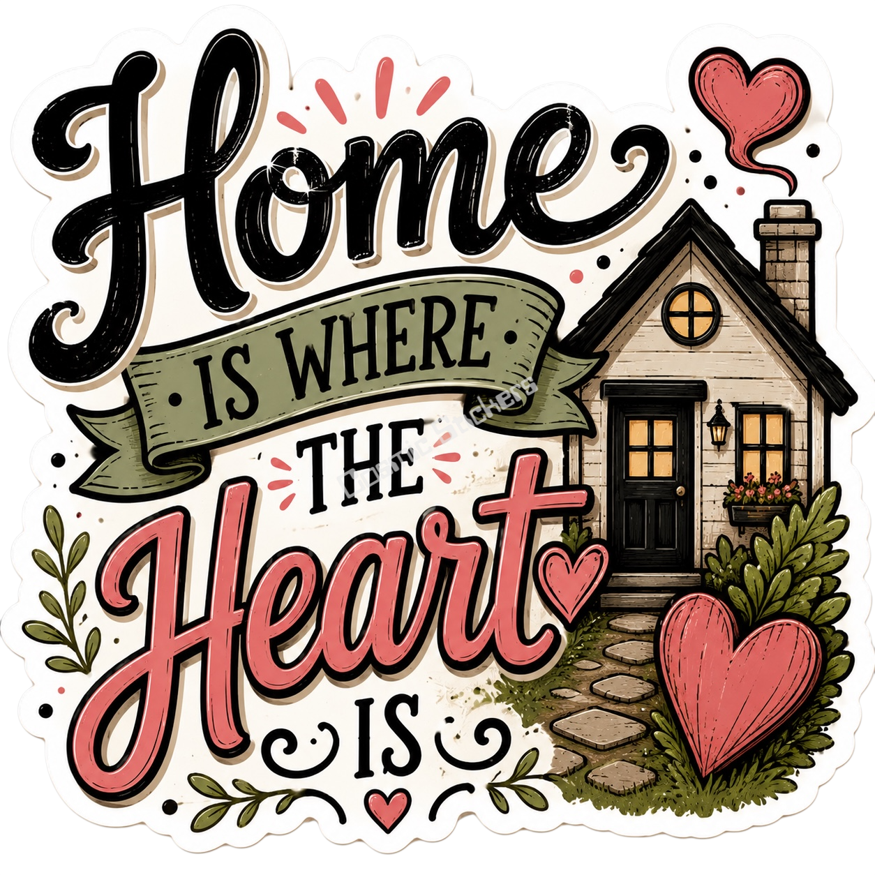 Cosmic Stickers - Home Is Where The Heart Is