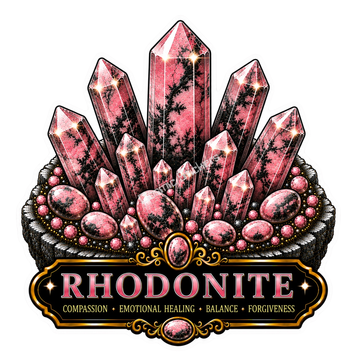 Crystal Meanings Collection - Rhodonite