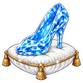 Glass Slipper Collection - White Pillow