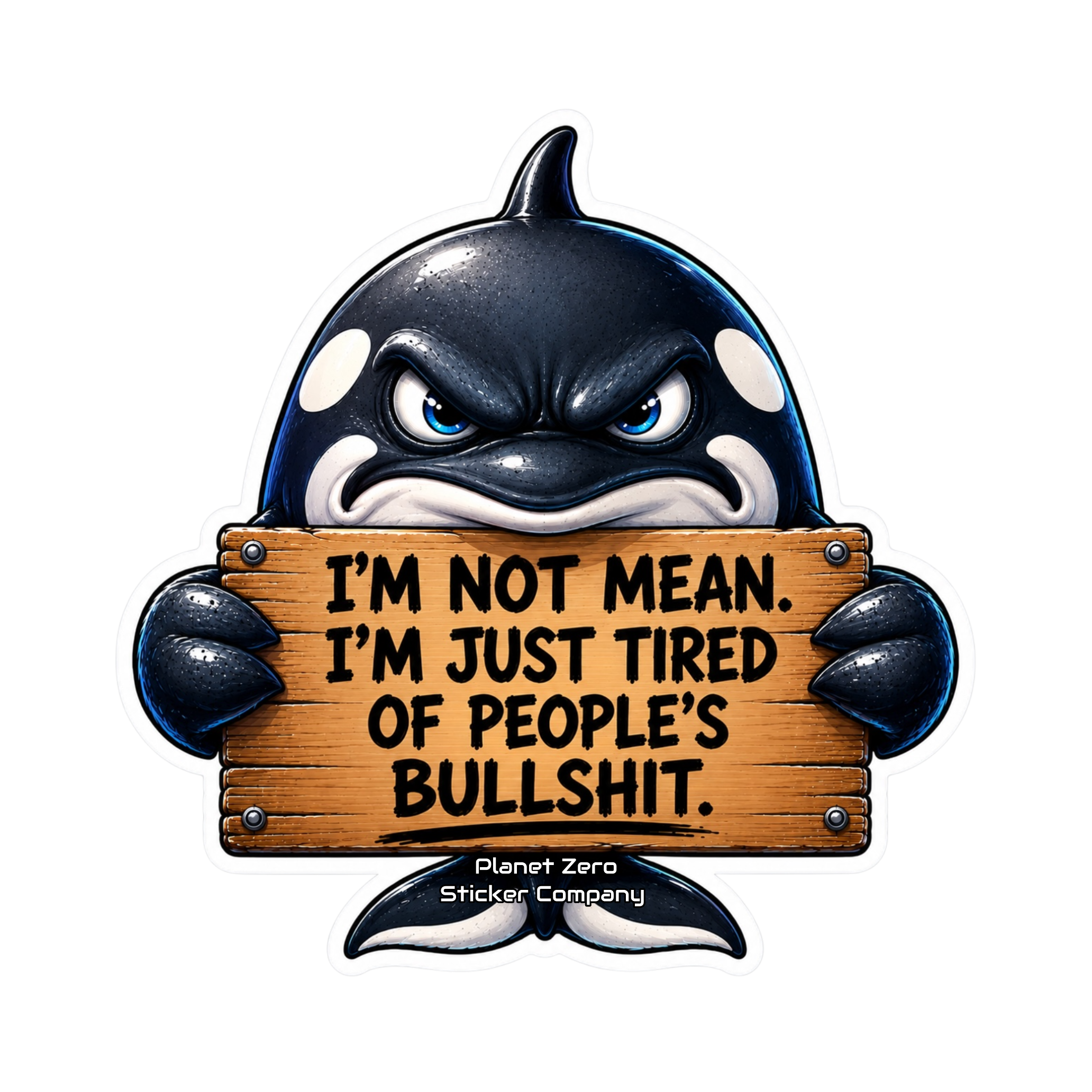 Killer whale with an Attitude