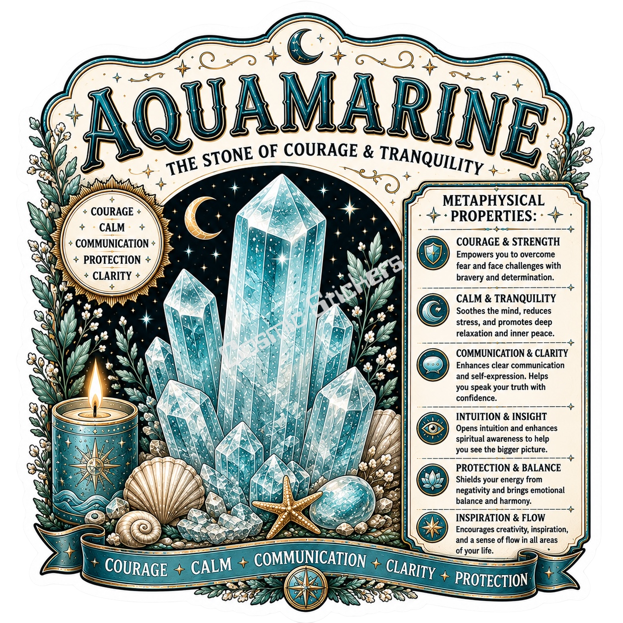 Crystal Properties - Aquamarine