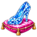 Glass Slipper Collection - Pink Pillow