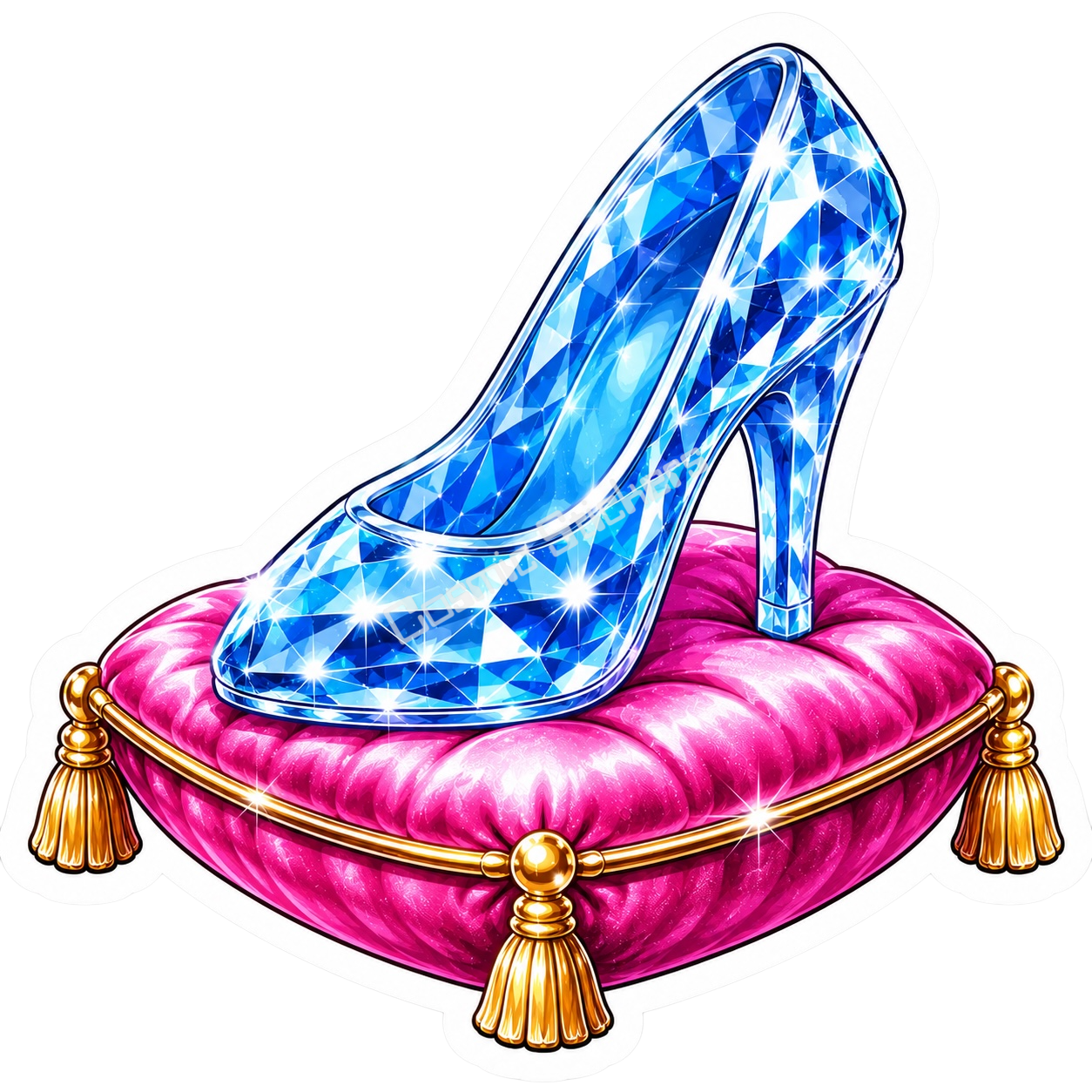 Glass Slipper Collection - Pink Pillow