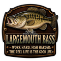 Largemouth Bass – Trophy Fish Sticker