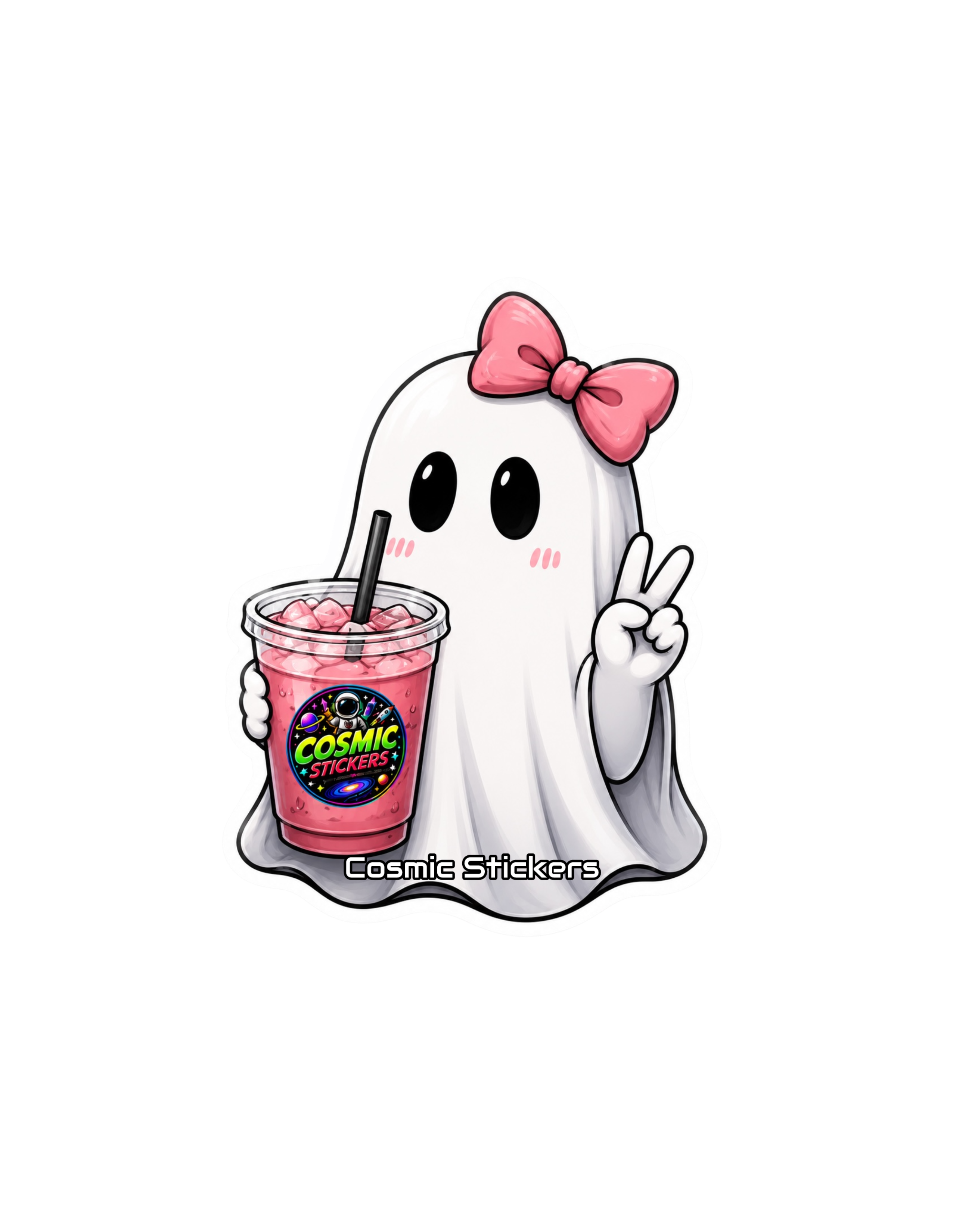 Cosmic Coffee Ghosts •Bow Boo•