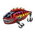 Strike Beasts™️ •Hellfire• Fishing Lure Sticker