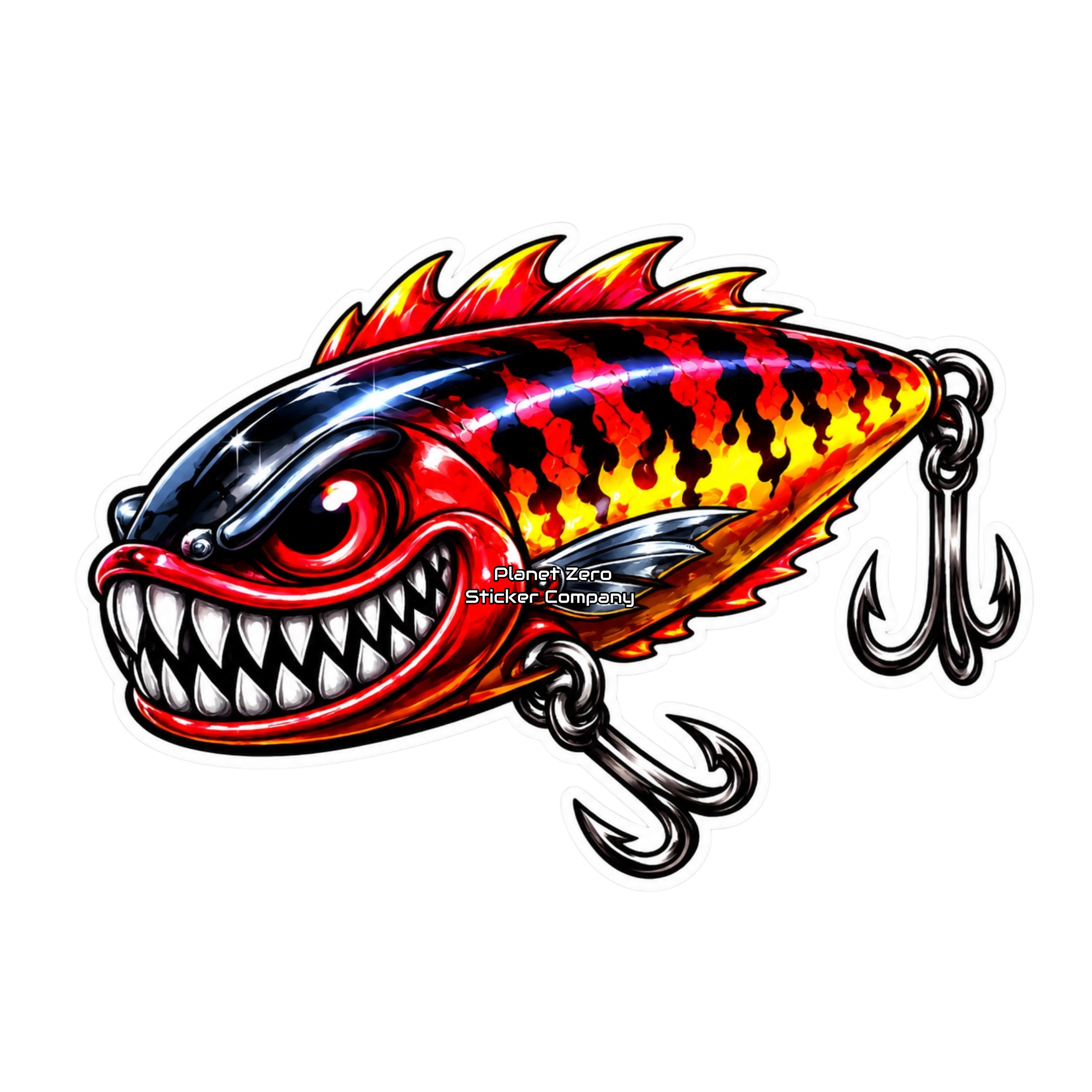 Strike Beasts™️ •Hellfire• Fishing Lure Sticker