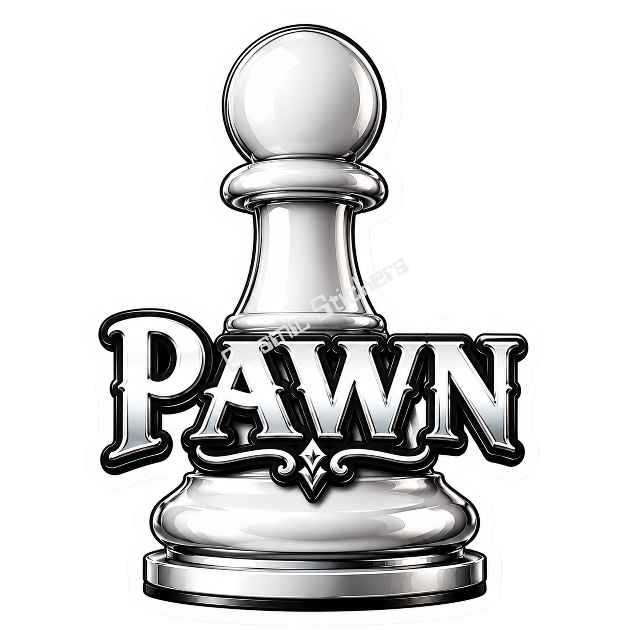Classic Chess - White Pawn