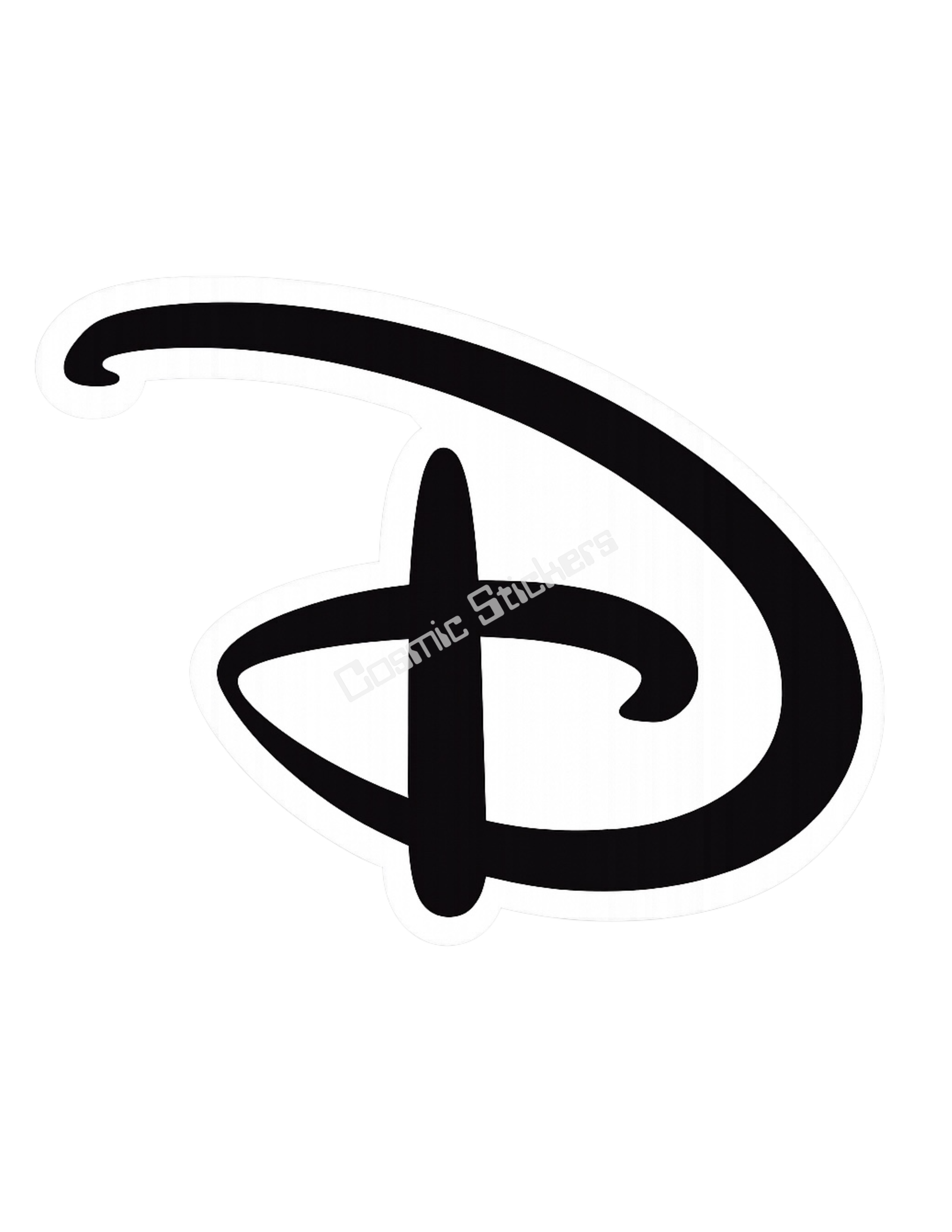 “D” Land Theme Park - Thin Black