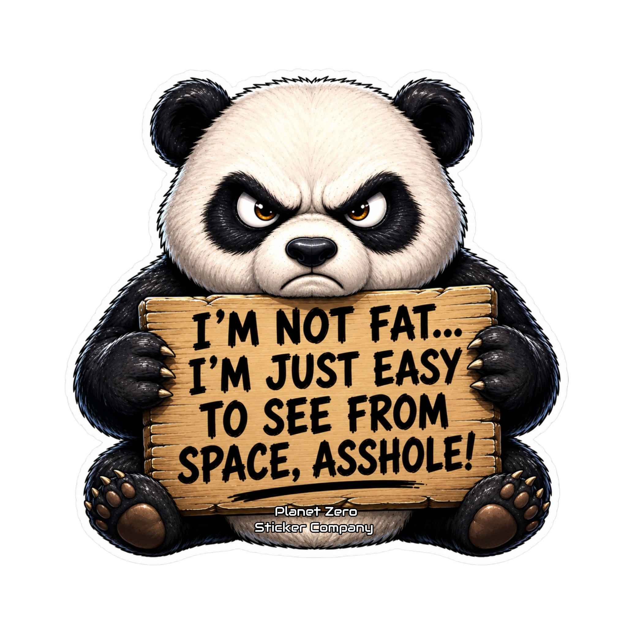 Panda with an Attitude