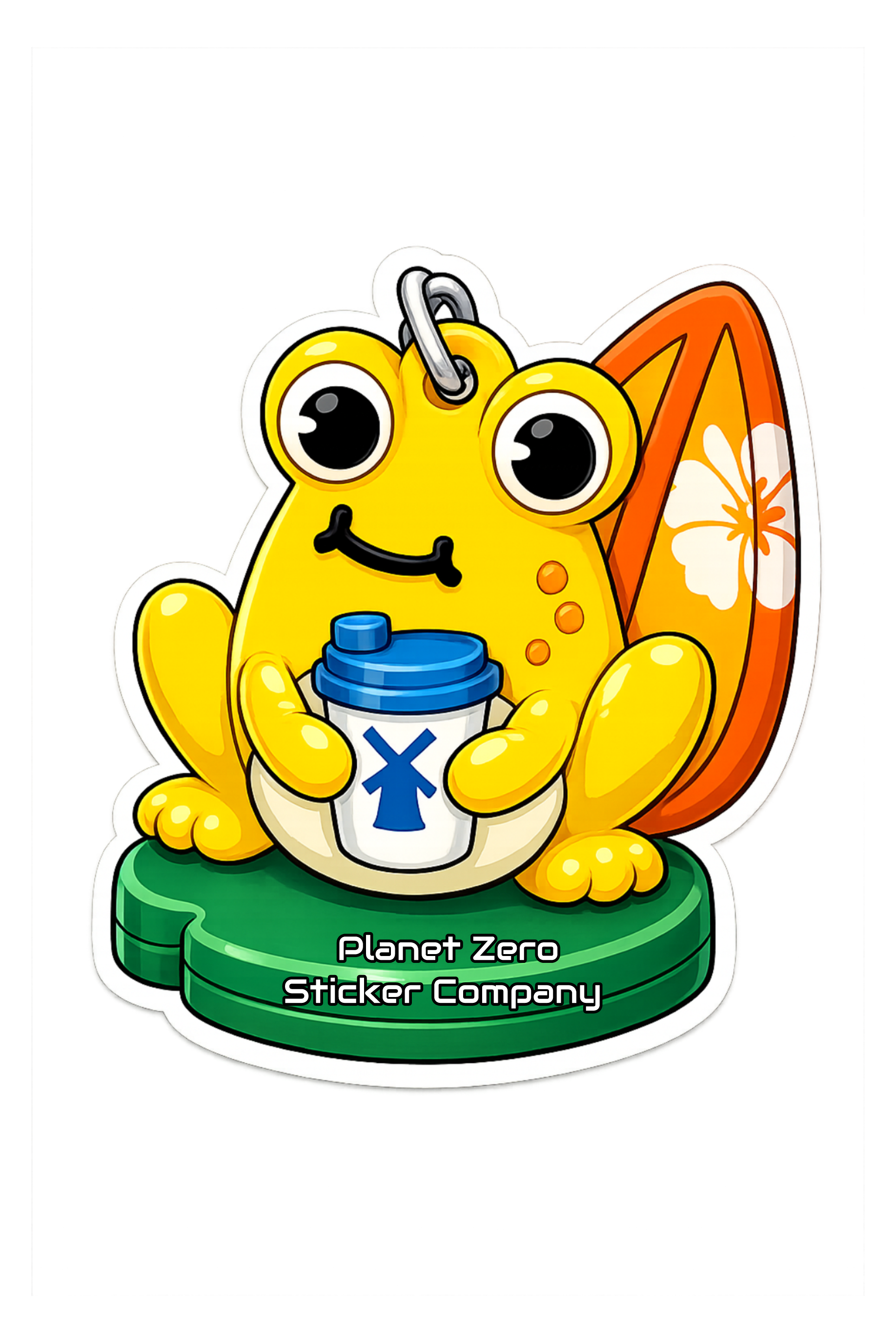Dutch Frog Charm Drop (Sticker) #1
