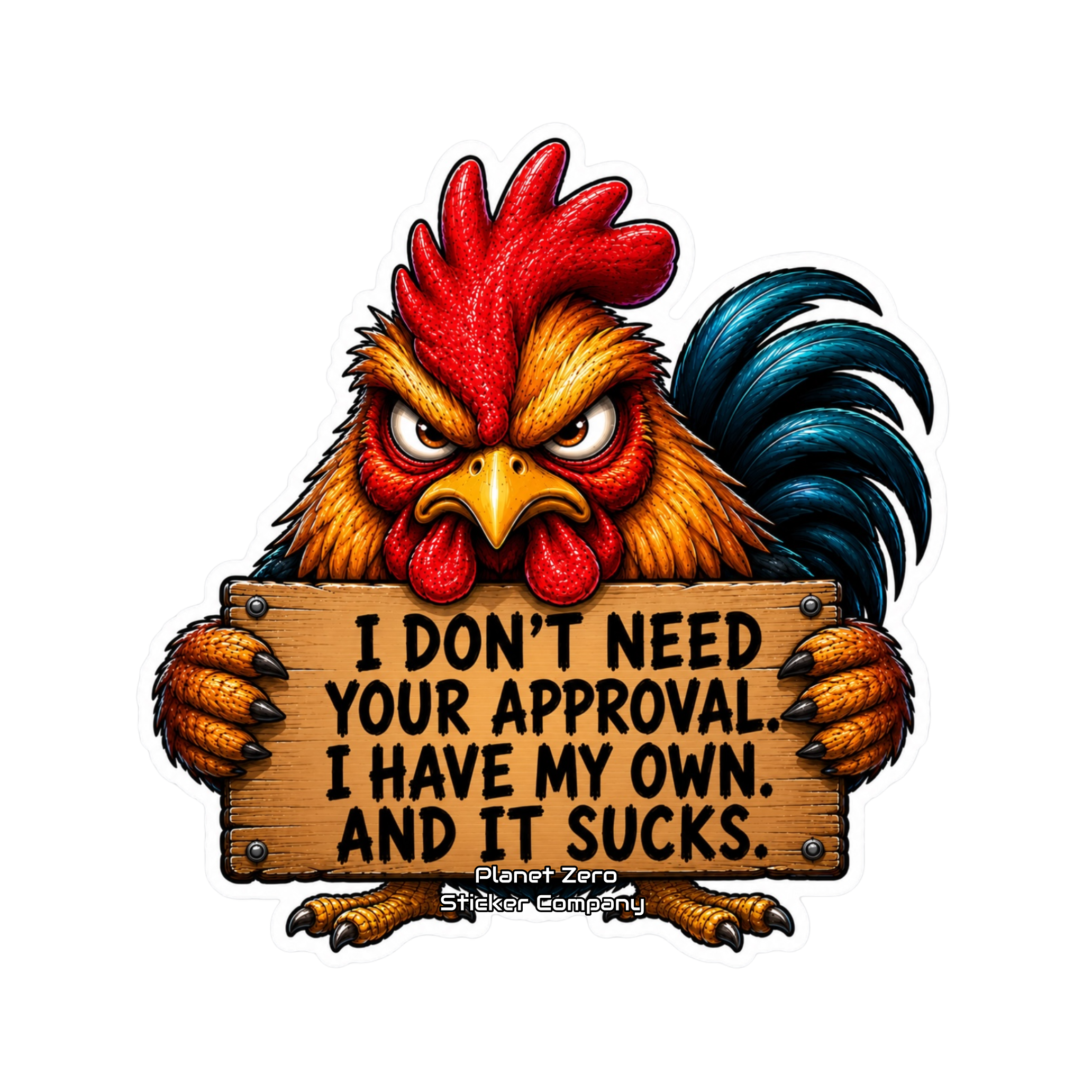 Rooster with an Attitude