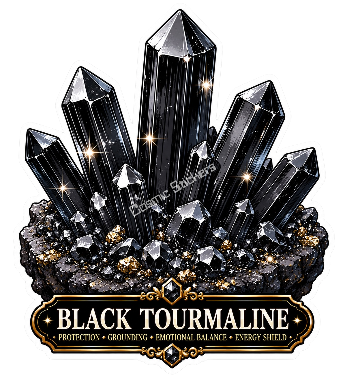 Crystal Meanings Collection - Black Tourmaline