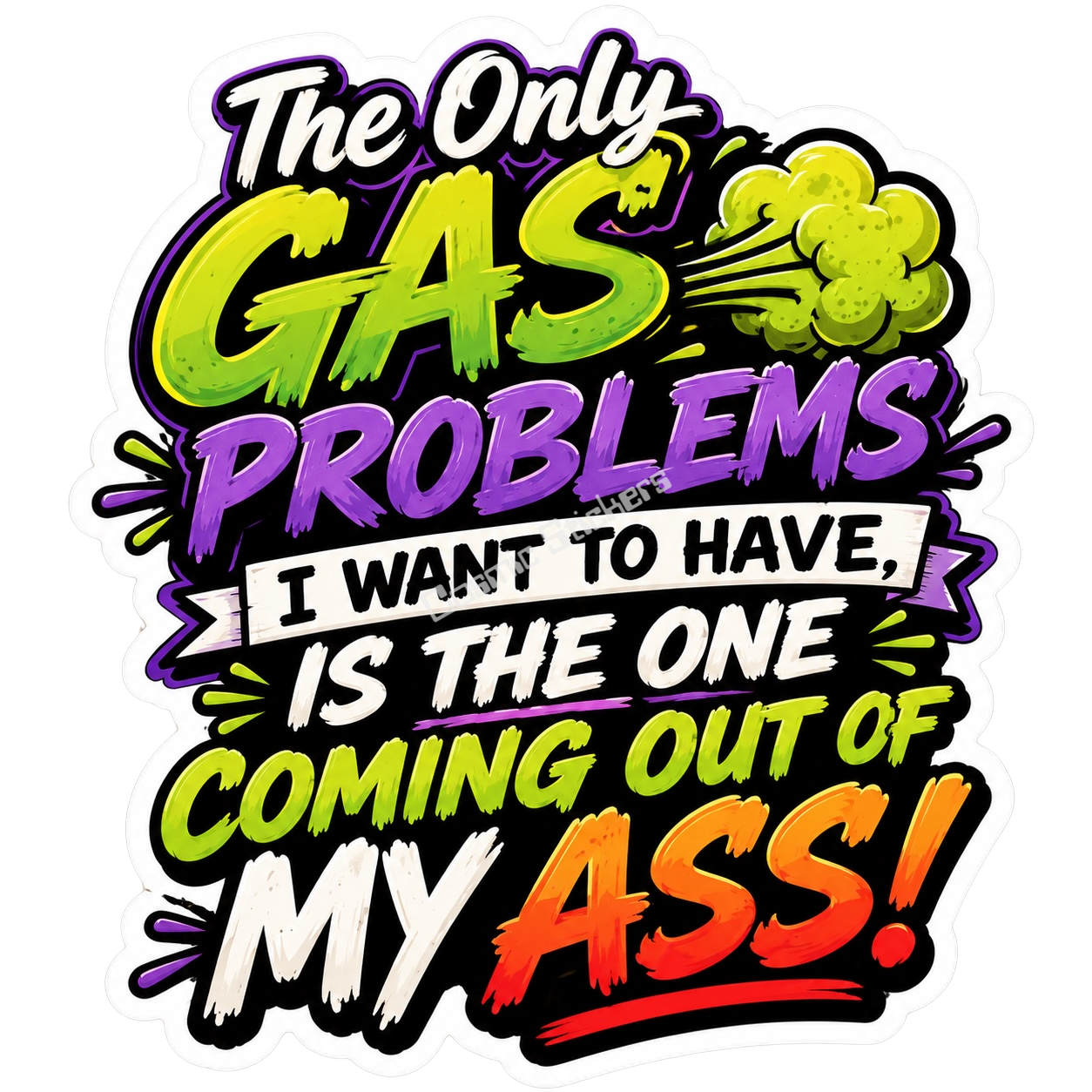 Cosmic Stickers - The Only gas problem