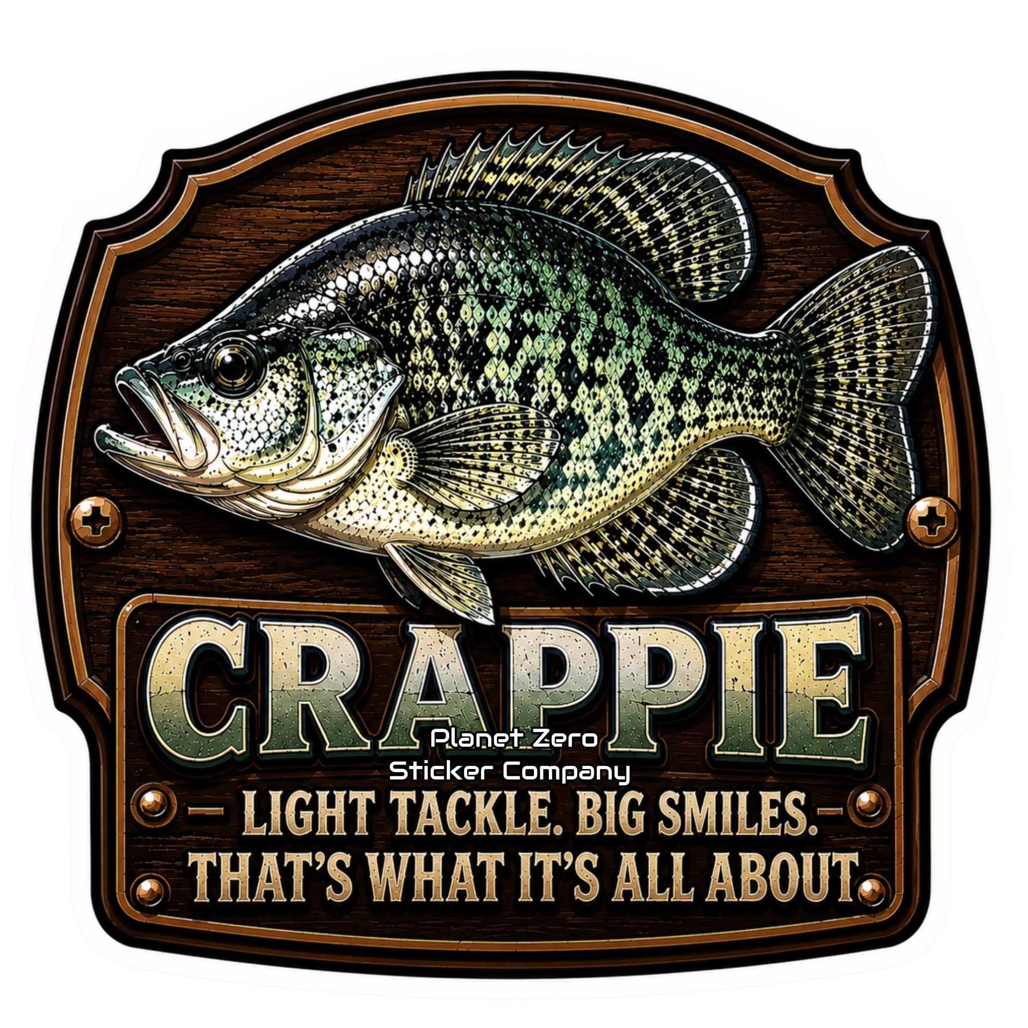 Crappie – Trophy Fish Sticker