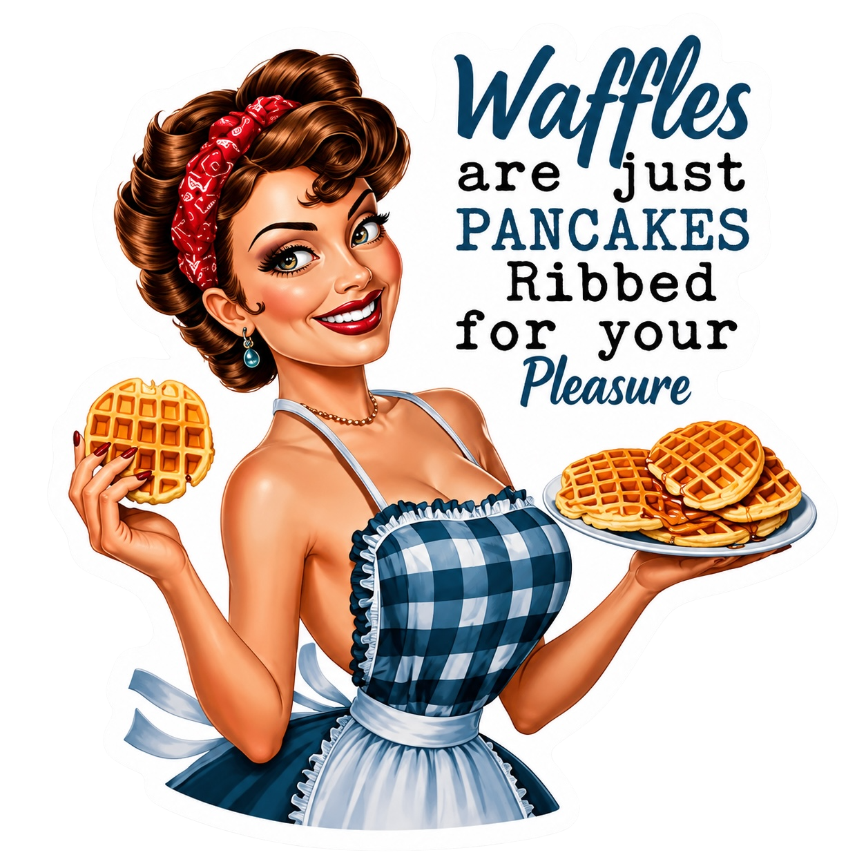 Waffles are just pancakes