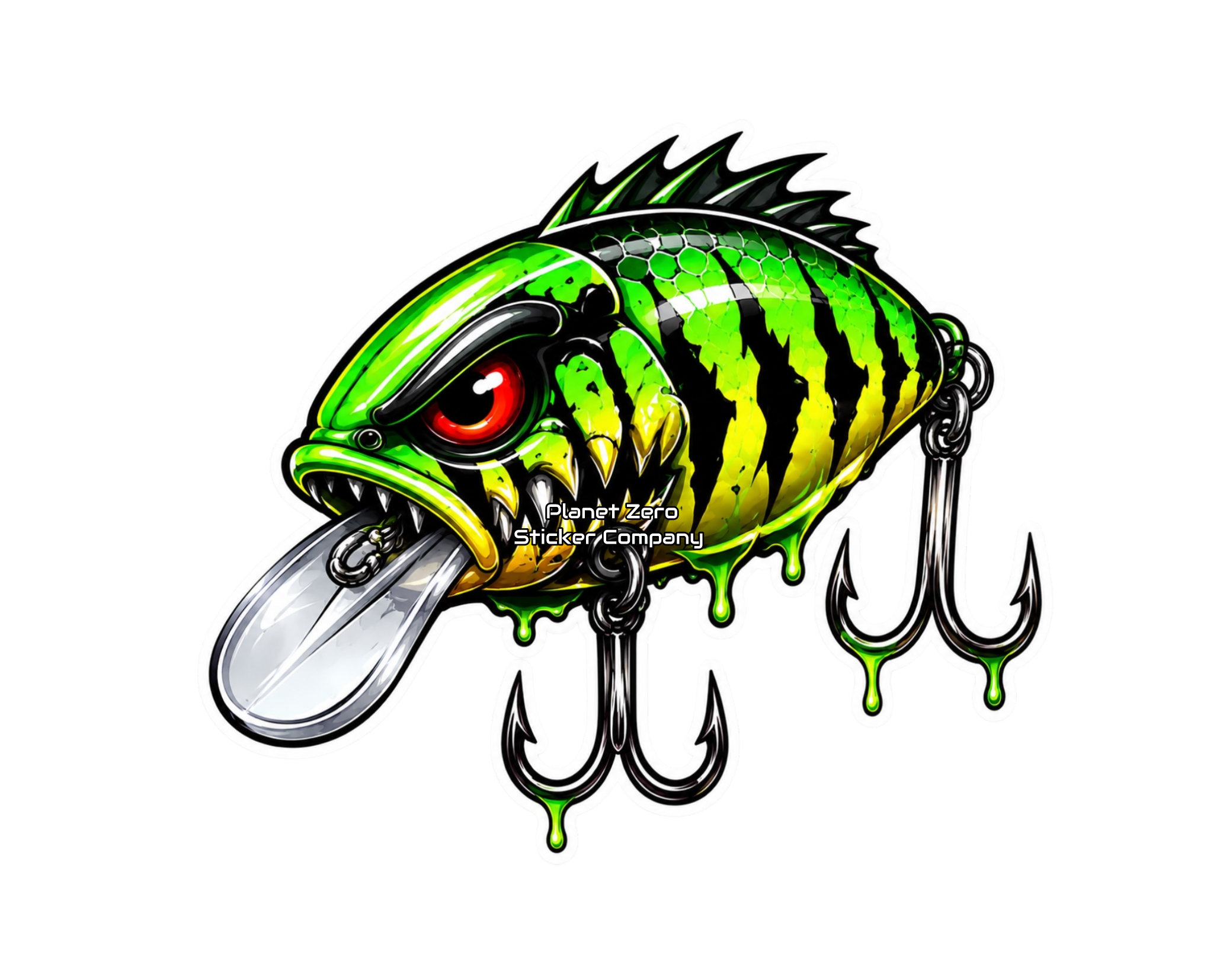 Strike Beasts™️ •Reaper• Fishing Lure Sticker