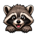 Peekaboo Pals - Raccoon