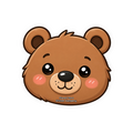 Kawaii Critters • Blushing Bear•