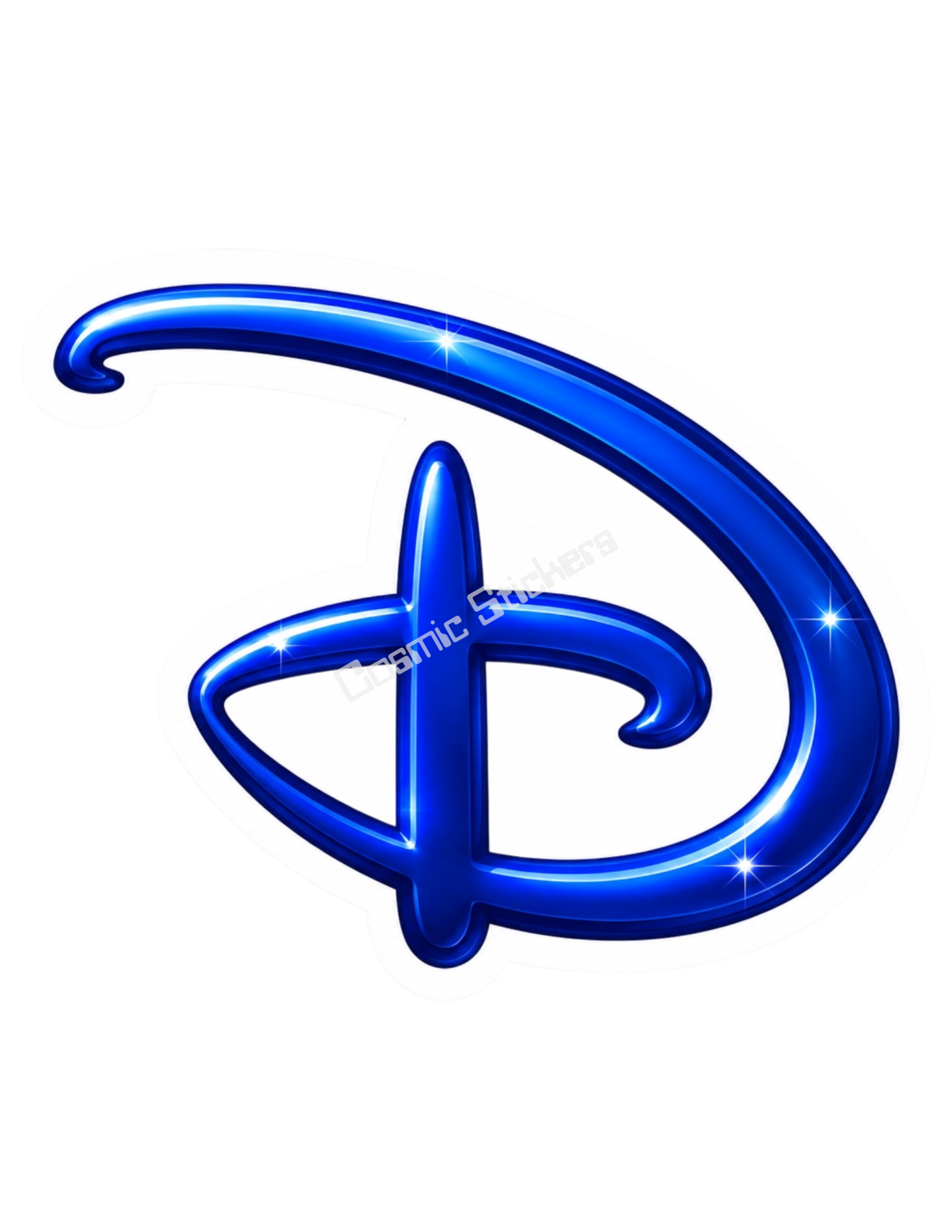 “D” Land Theme Park - Blue Glossy