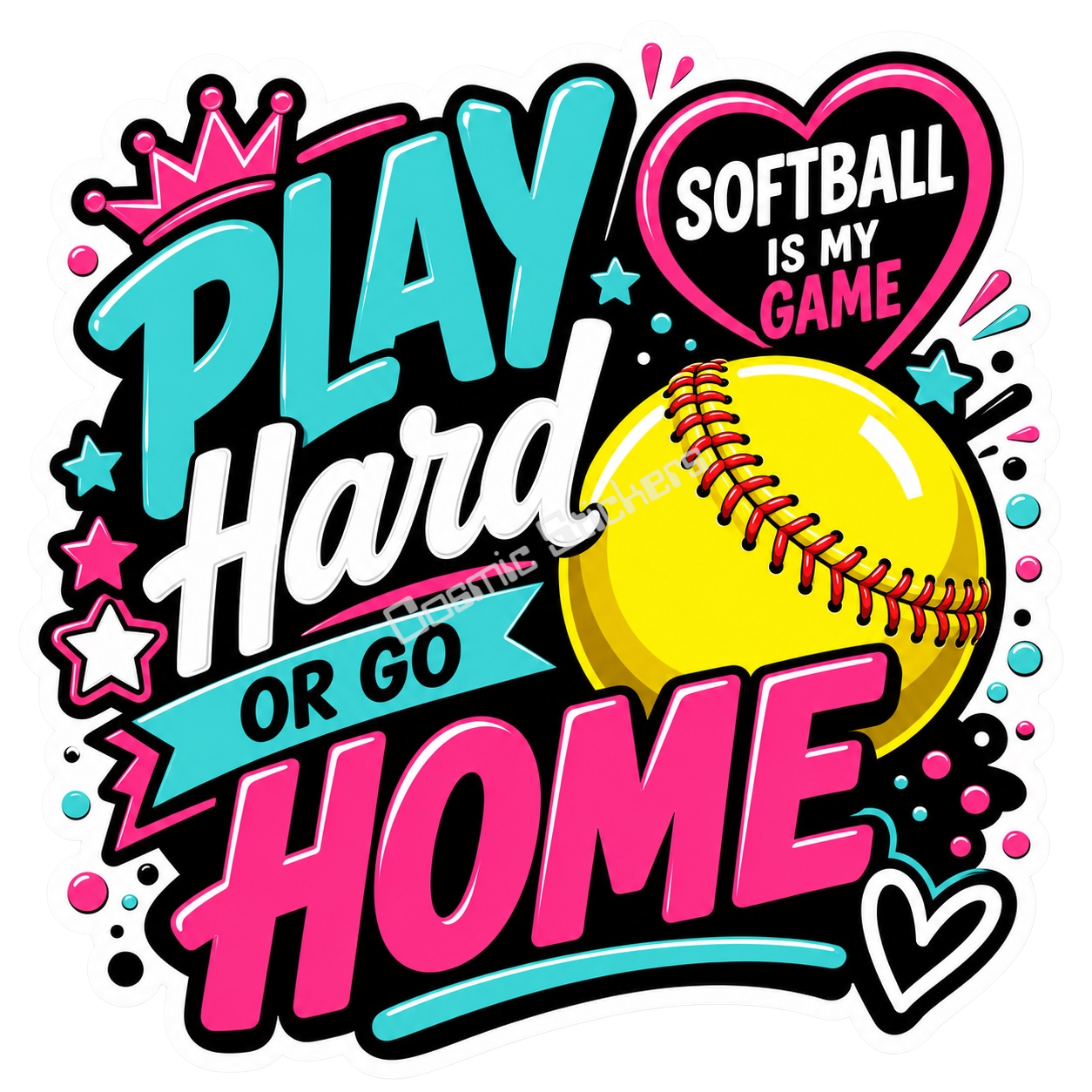 Girls Softball - Play Hard or Go Home