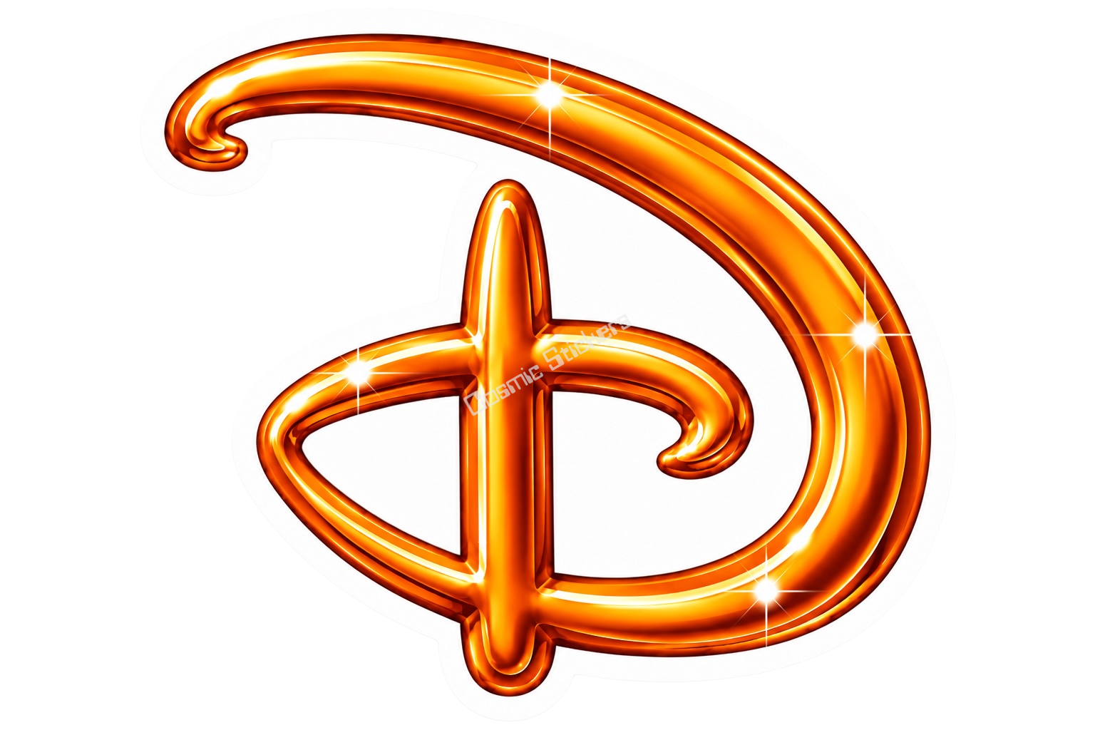 “D” Land Theme Park - Orange Glossy