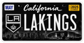 Sports Team License Plate Frame Sticker - LA Kings
