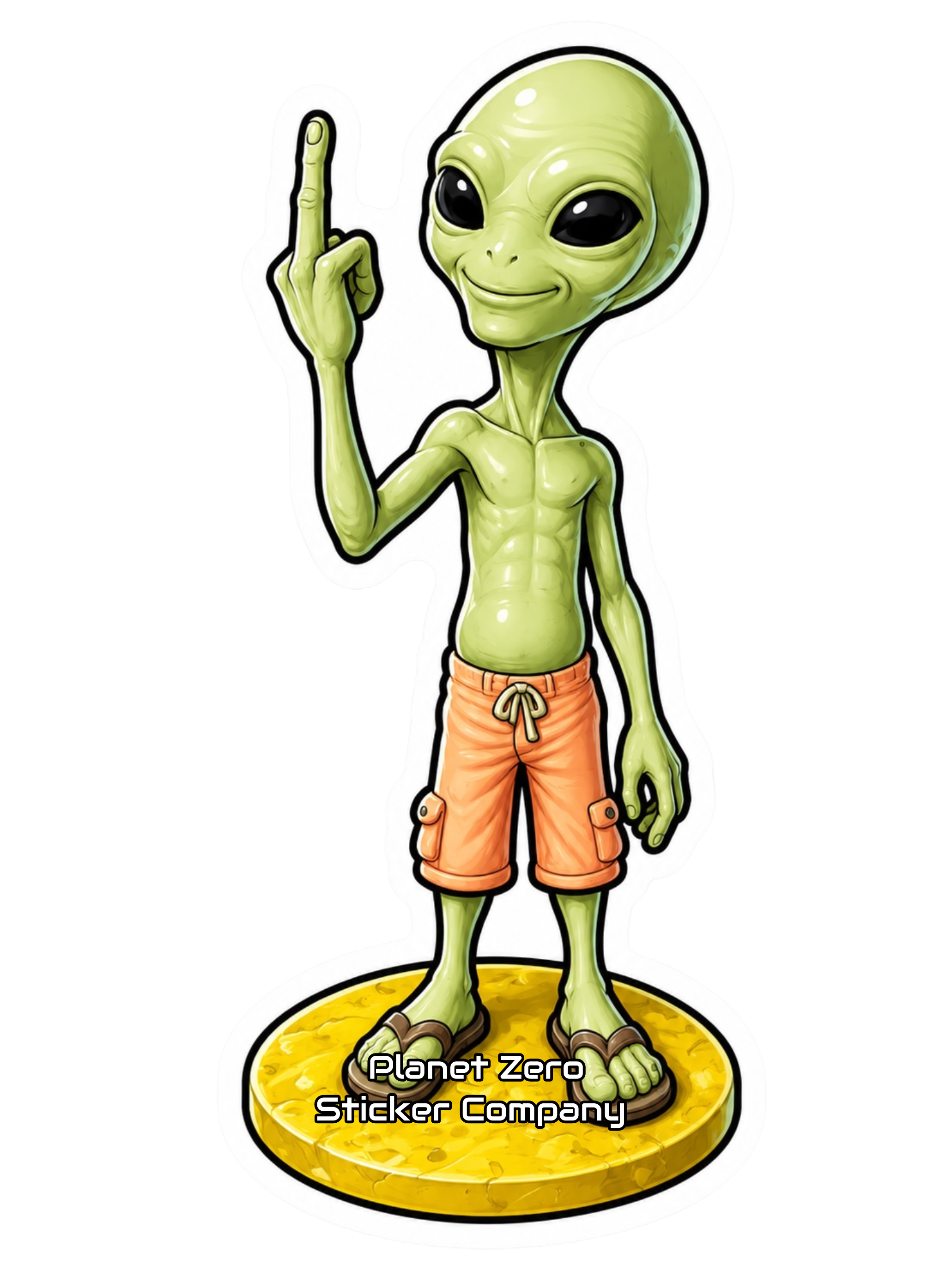 Cool Alien Flipping The Bird