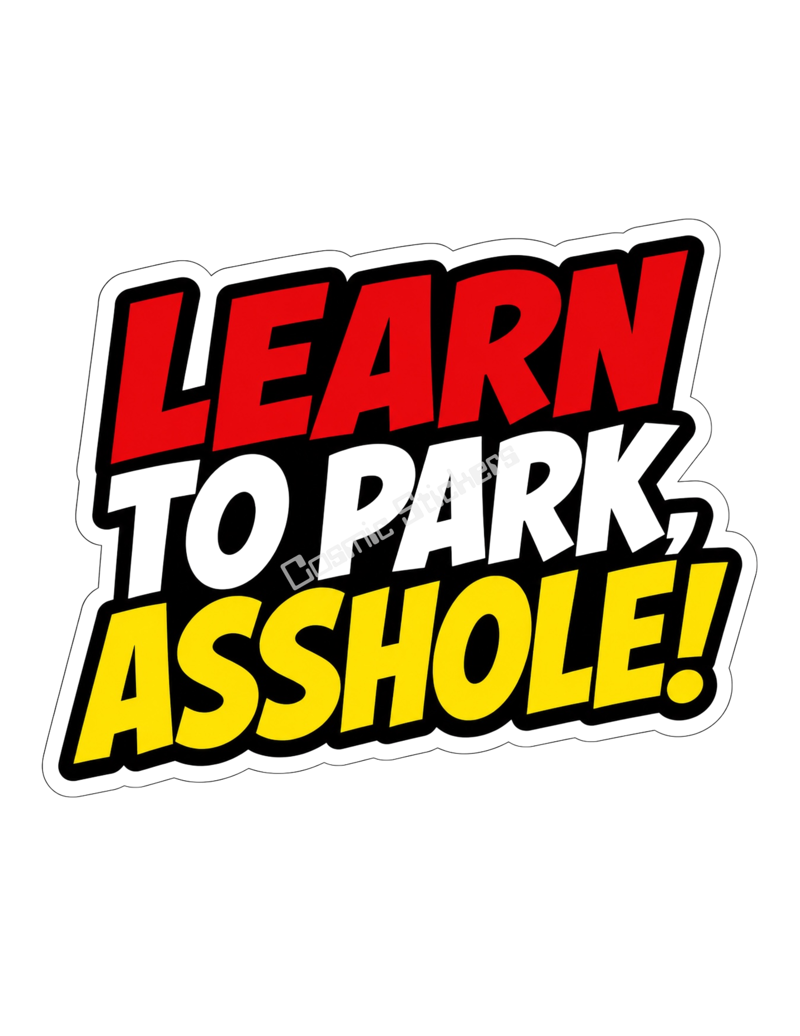 Revenge Stickers - Learn To Park