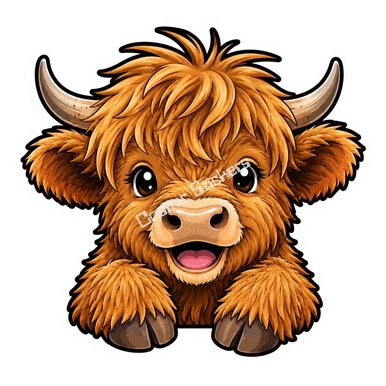 Peekaboo Pals - Highland Cow