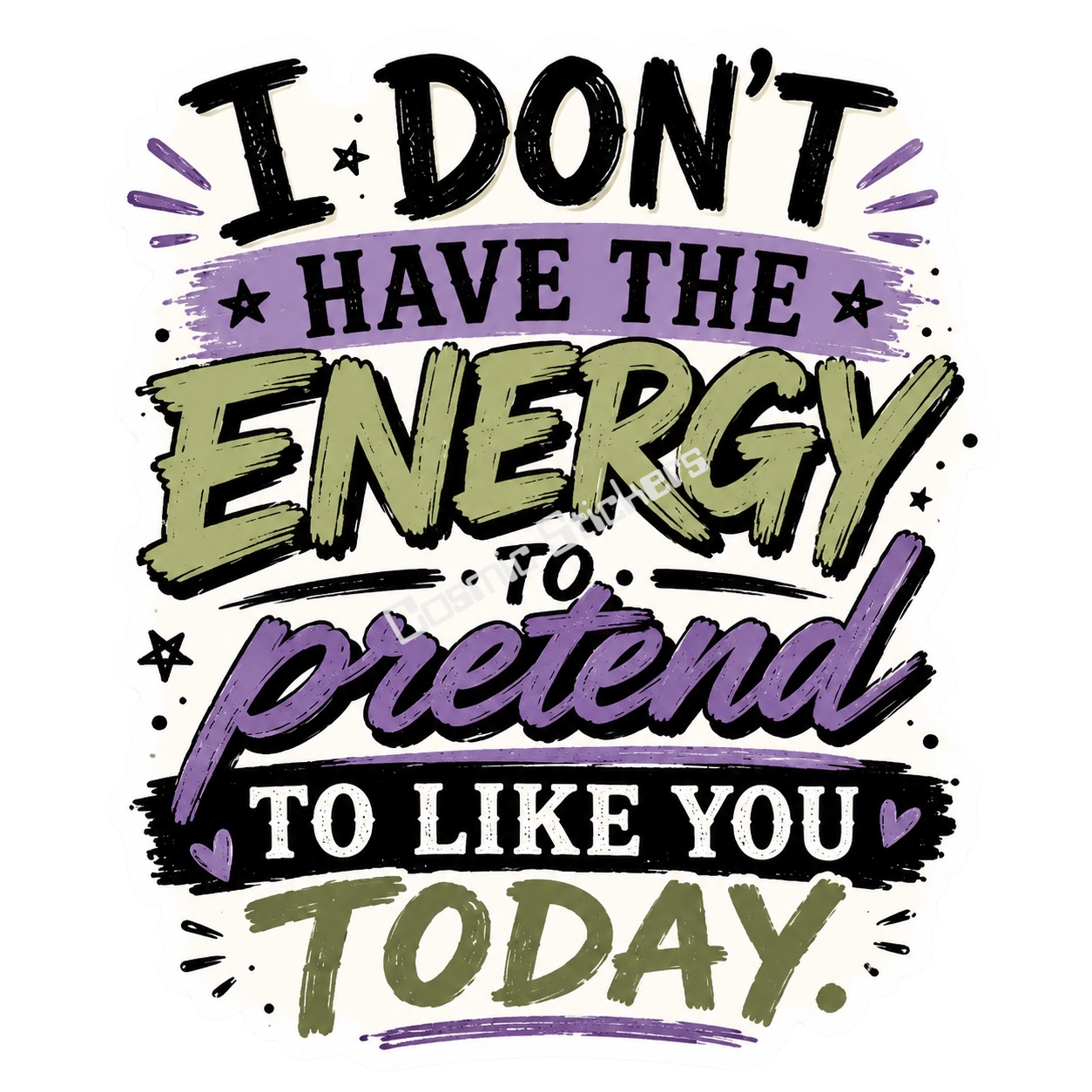 I Don’t Have The Energy…
