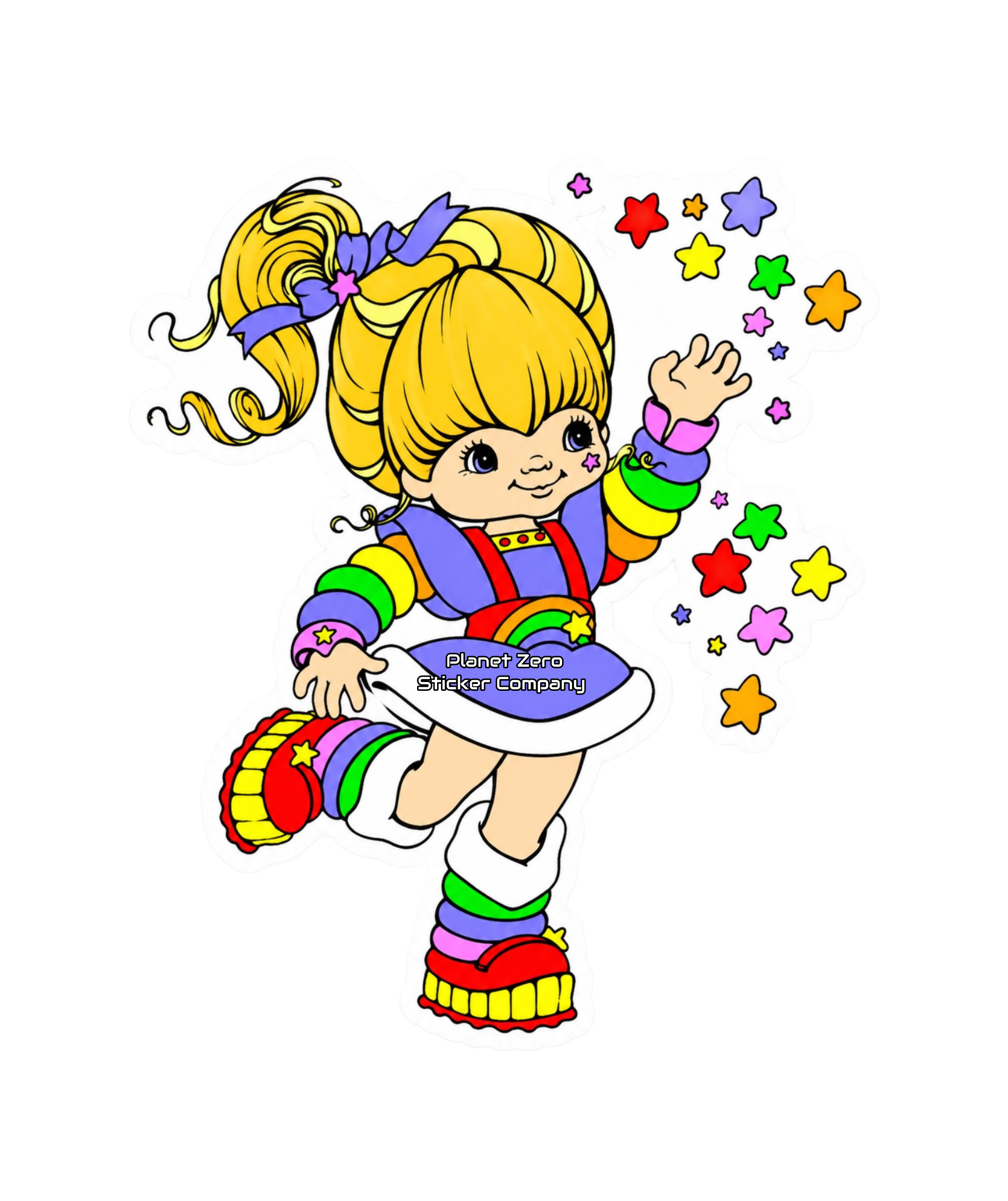 Rainbow Girl w/Stars