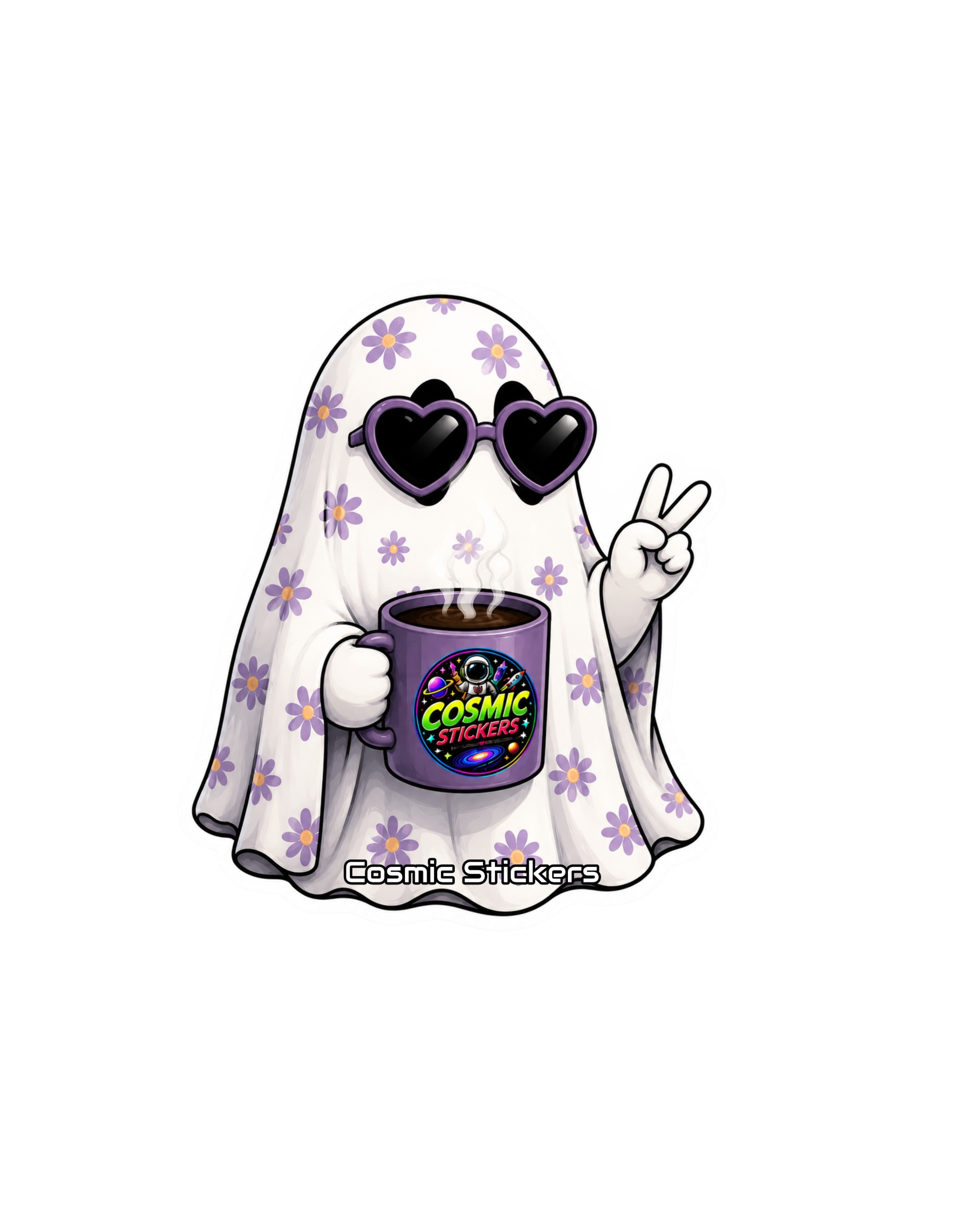Cosmic Coffee Ghosts •PJ Boo•