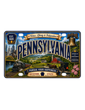 50 State License Plate Sticker Collection •PA•