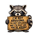 Raccoon with an Attitude