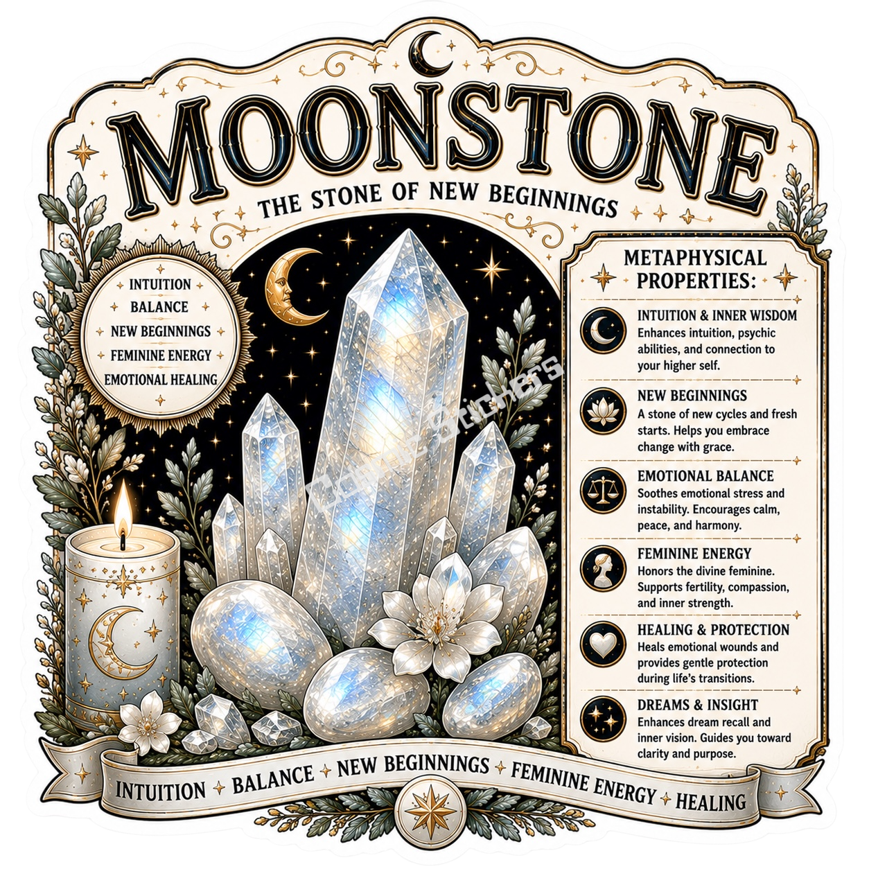 Crystal Properties - Moonstone