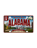 50 State License Plate Sticker Collection •AL•