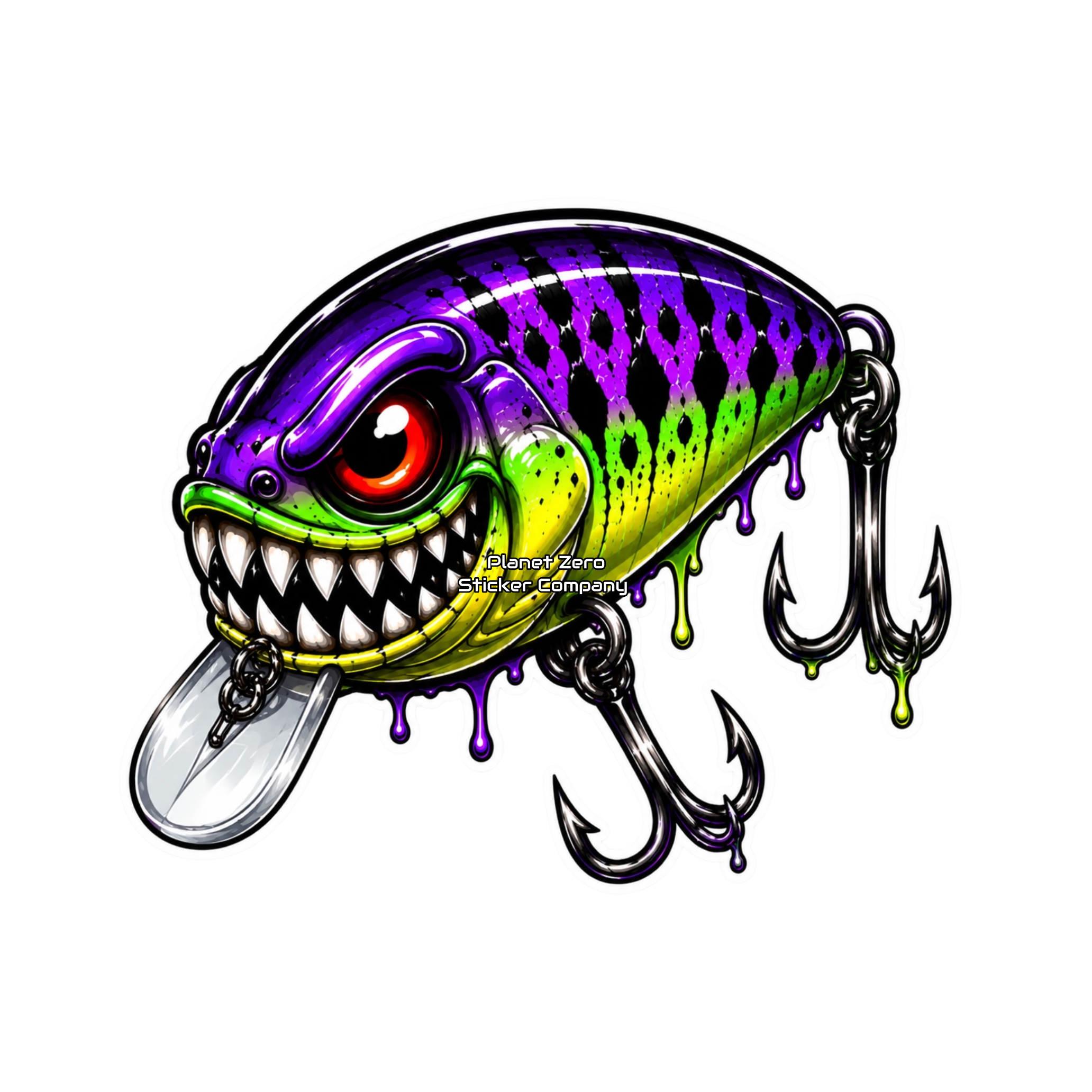 Strike Beasts™️ •Wildfire• Fishing Lure Sticker