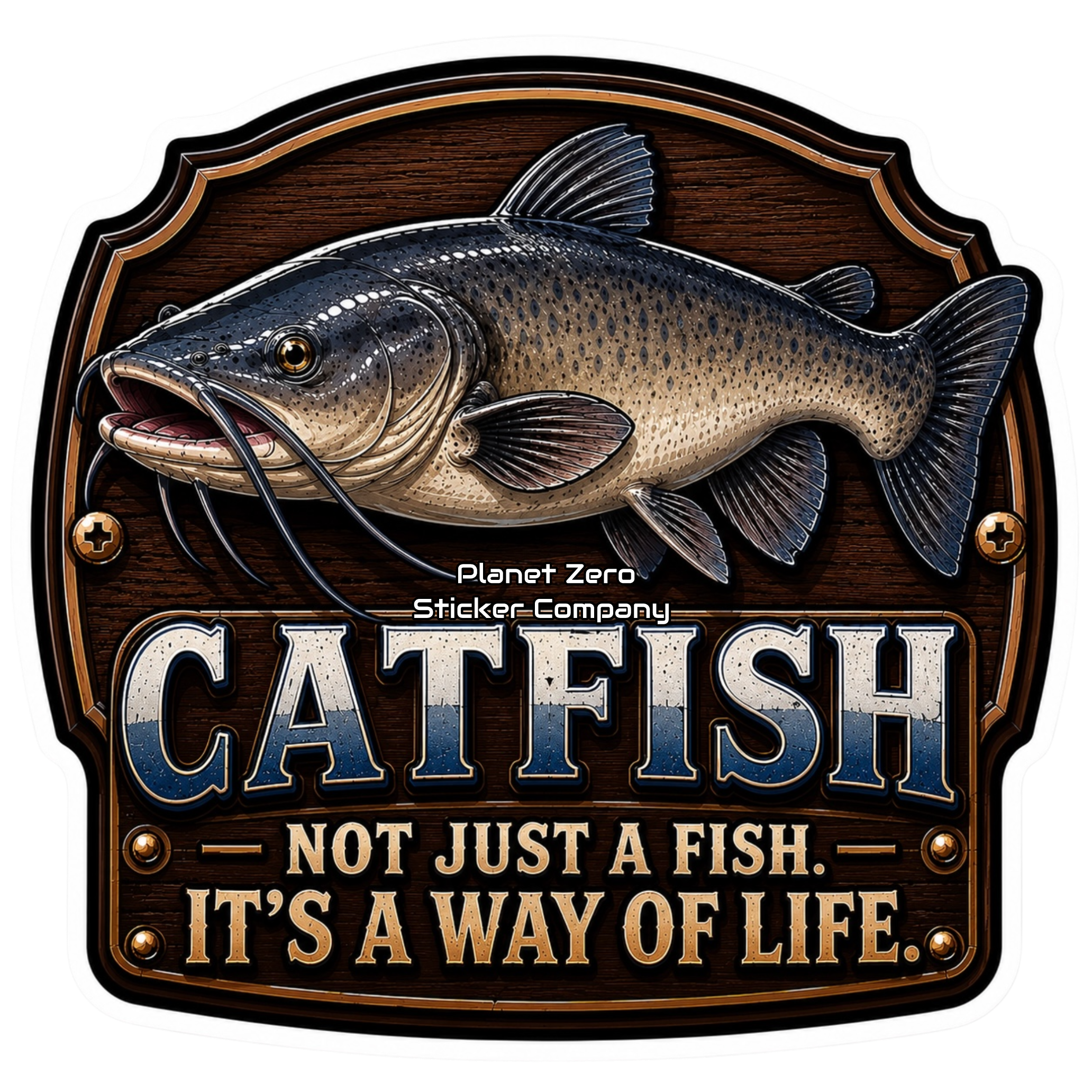Catfish – Trophy Fish Sticker