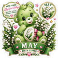 Birth Flower Bear - May