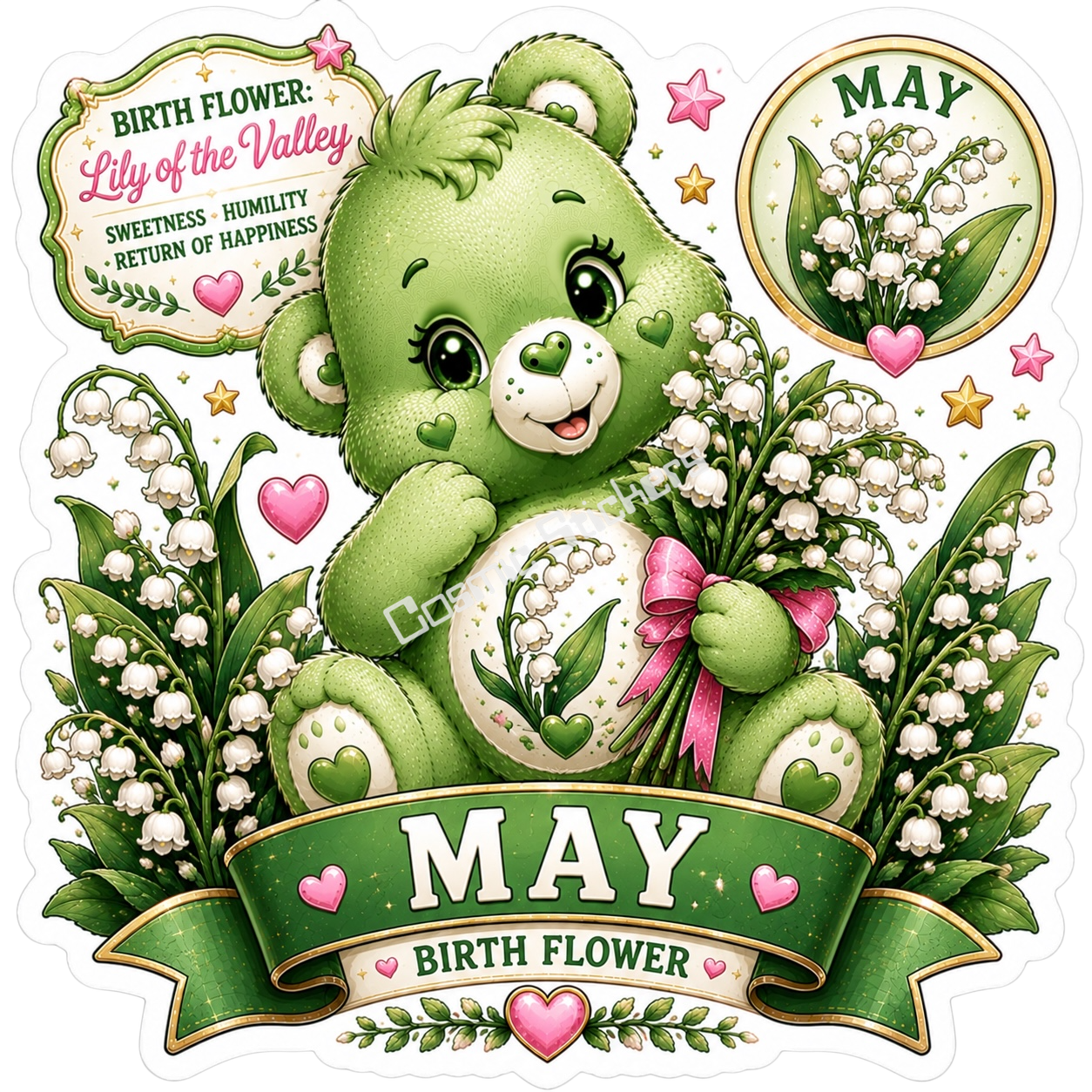 Birth Flower Bear - May