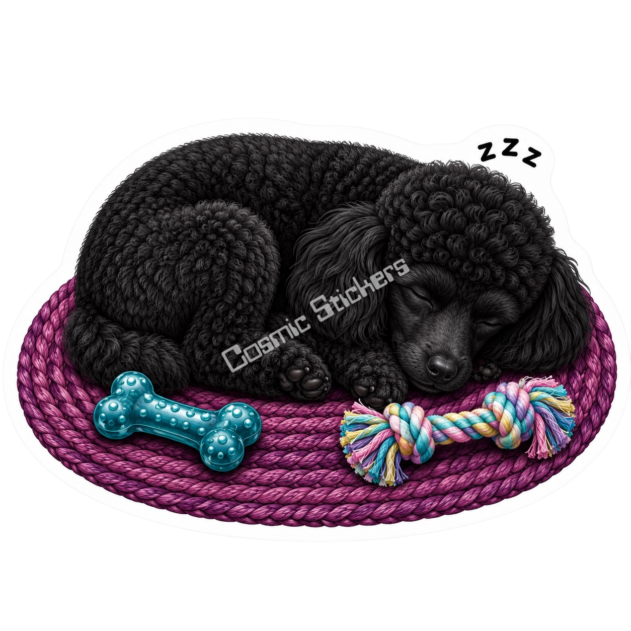 Paws & Dreams - Black Standard Poodle