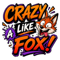 Cosmic Stickers - Crazy Like a Fox