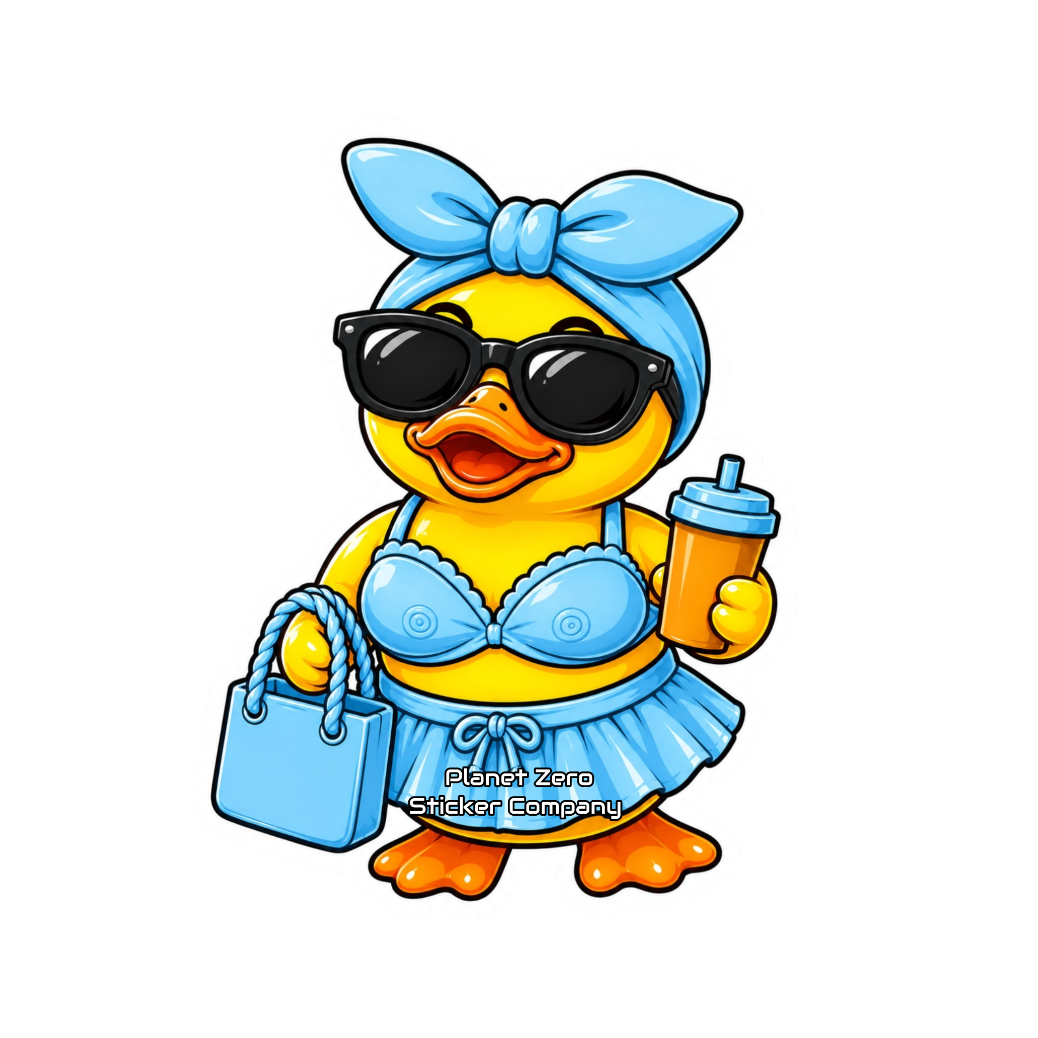 Glam Duck - Light Blue