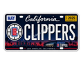 Sports Team License Plate Frame Sticker - Clippers