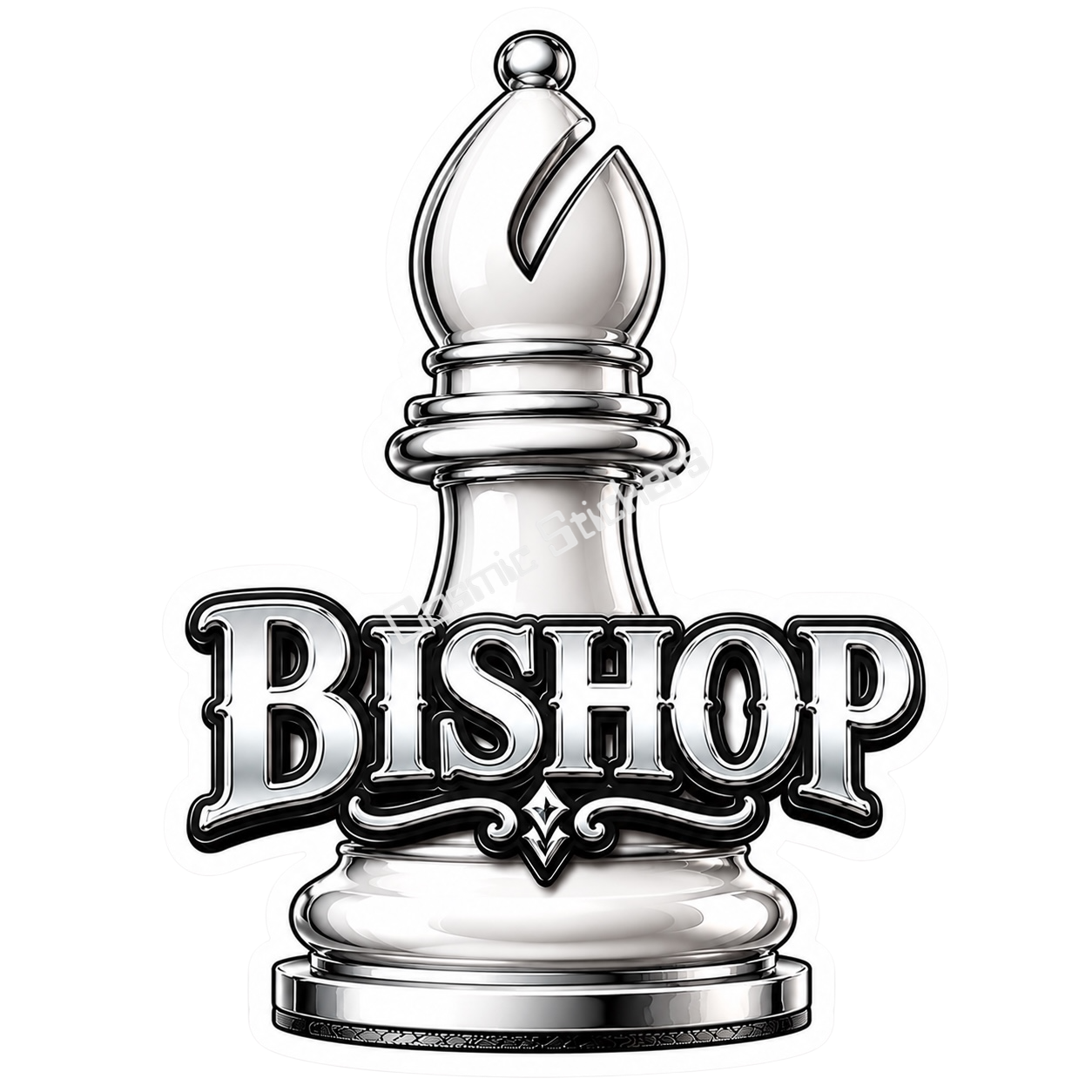 Classic Chess - White Bishop