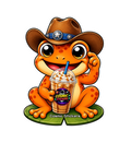 Cosmic Stickers • Cosmic Coffee Frogs • Howdy Hopper