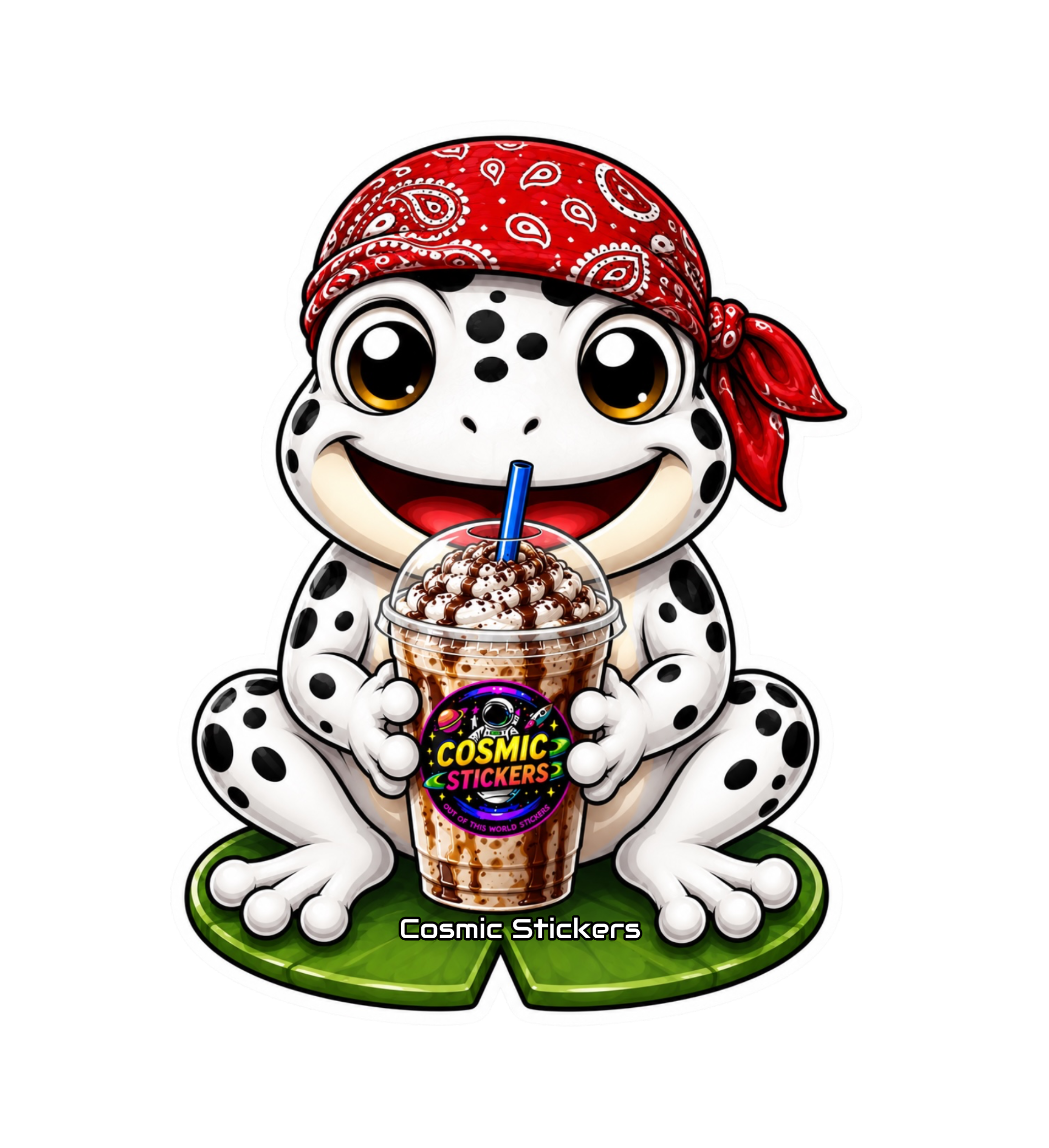 Cosmic Stickers • Cosmic Coffee Frogs • Captain Croak