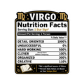 Horoscope Nutrition Facts - Virgo